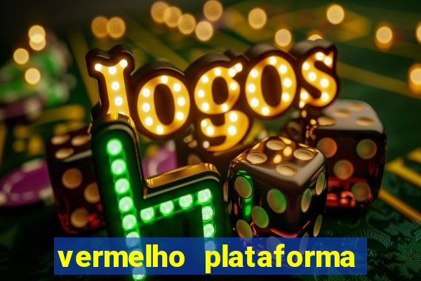 vermelho plataforma de jogos